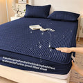Axyaa Waterproof Cotton Bed Sheet - Antibacterial Mattress Cover