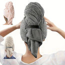 Axyaa Microfiber Hair Towel: Quick-drying, Absorbent Cap for Women