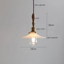 Axyaa Copper LED Pendant Light with Ceramic Lampshade- Japanese Style Décor
