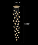 Axyaa Modern LED Ceiling Chandelier for Bedroom and Dining Room
