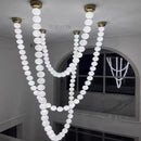 Axyaa Modern LED Pendant Lights for Living Room & Dining Room Chandeliers
