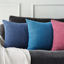 Axyaa Nordic Corduroy Pillow Cover Set 50x50cm Soft Decorative Cushion Case