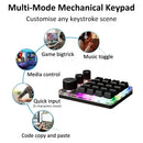 Axyaa Mechanical Keyboard with Knob Volume Button, 3 Modes & Macro Gaming