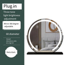 Axyaa Light-Up Vanity Mirror with Smart Touch Control, 3 Colors, 360° Rotation