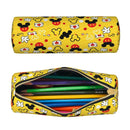 Axyaa Leather Pencil Case Minnie Mickey Stylish Large Capacity Student Gift