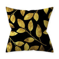 Axyaa Golden Black Pattern Decorative Cushion Cover 45*45CM for Home Sofa Car