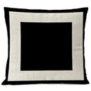 Axyaa Geometric Linen Pillowcase 45x45 - Home Office Sofa Décor