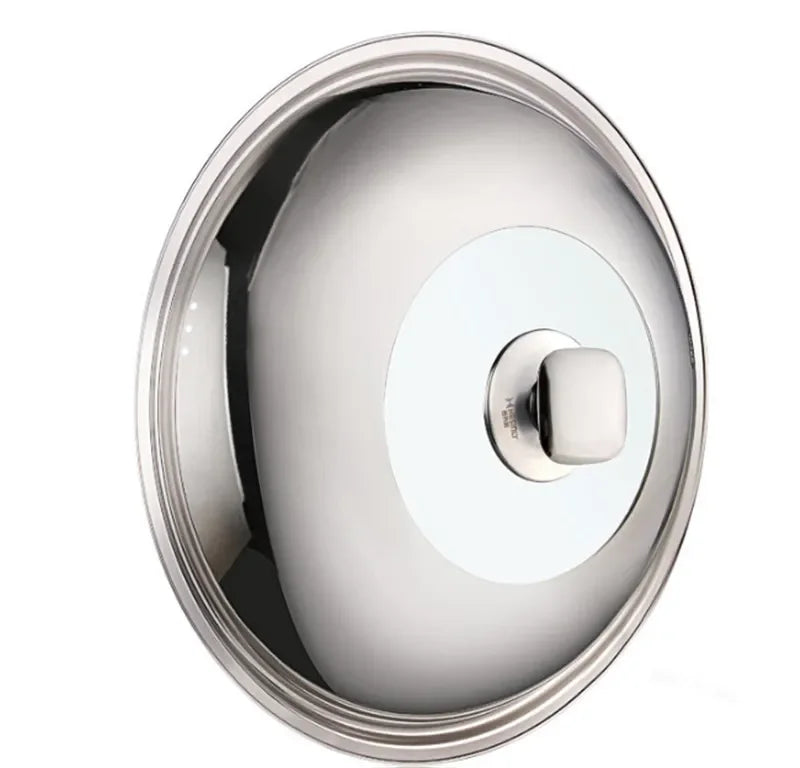 Axya Stainless Steel Wok Pan Lid - Universal Quality Dome Cover