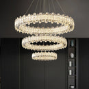 Axyaa Crystal Chandelier LED Ceiling Lamp for Living Room