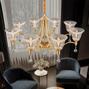 Axyaa Modern LED Pendant Chandeliers for Living Room and Bedroom