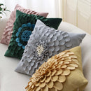 Axyaa Plush Corduroy Christmas Pillow Cover for Modern Home Decor