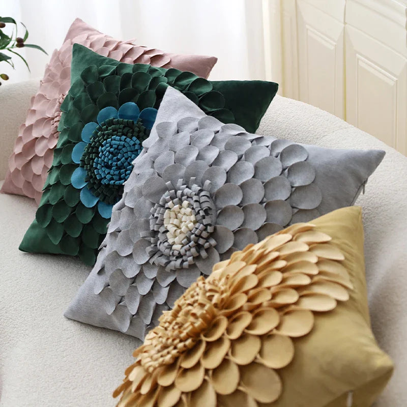 Axyaa Plush Corduroy Christmas Pillow Cover for Modern Home Decor