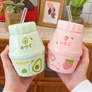 Axyaa Cute Fruits Ceramic Mugs 480ml