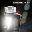 Axya Rechargeable LED Flashlight with Red Light Camping Work Light, Waterproof Searchlight