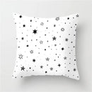 Axyaa Geometric Heart Stripe Dot Pillow Case for Home Decor