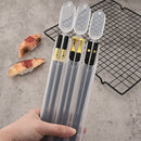 Axyaa Portable Alloy Chopsticks Set Non Slip Dishwasher Safe Sushi Sticks