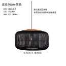 Axyaa Handmade Rattan Pendant Lamp LED Chandelier for Home Decor