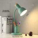 Axyaa LED Pen Holder Desk Lamp: Modern, Cute, Eye Protection, Office, Bedroom Lighting