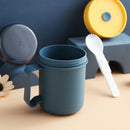 Axyaa Portable Breakfast Cup with Lid and Spoon