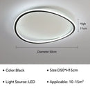 Axyaa Nordic LED Ceiling Light: Modern Minimalist Design, Warm & Romantic Bedroom Lamp