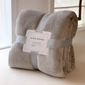 Axyaa Luxury Flannel Travel Blanket: Lightweight, Soft, Non-shedding, Colorfast Multipurpose Blanket