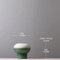 Axyaa Green Gradient Ceramic Vase for Stylish Living Room Decor