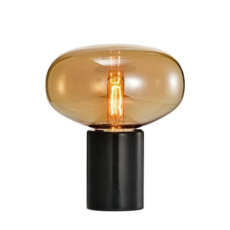 Axyaa Nordic Marble Table Lamp - Modern, Simple Design for Office and Reading Room