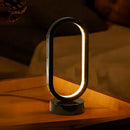 Axyaa LED Table Lamp USB Plug Bedside Light 3 Colors Living Room Desk Lighting