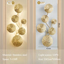 Axyaa Copper Wall Lamp: Nordic Bedroom Headboard Creative Living Room Decoration