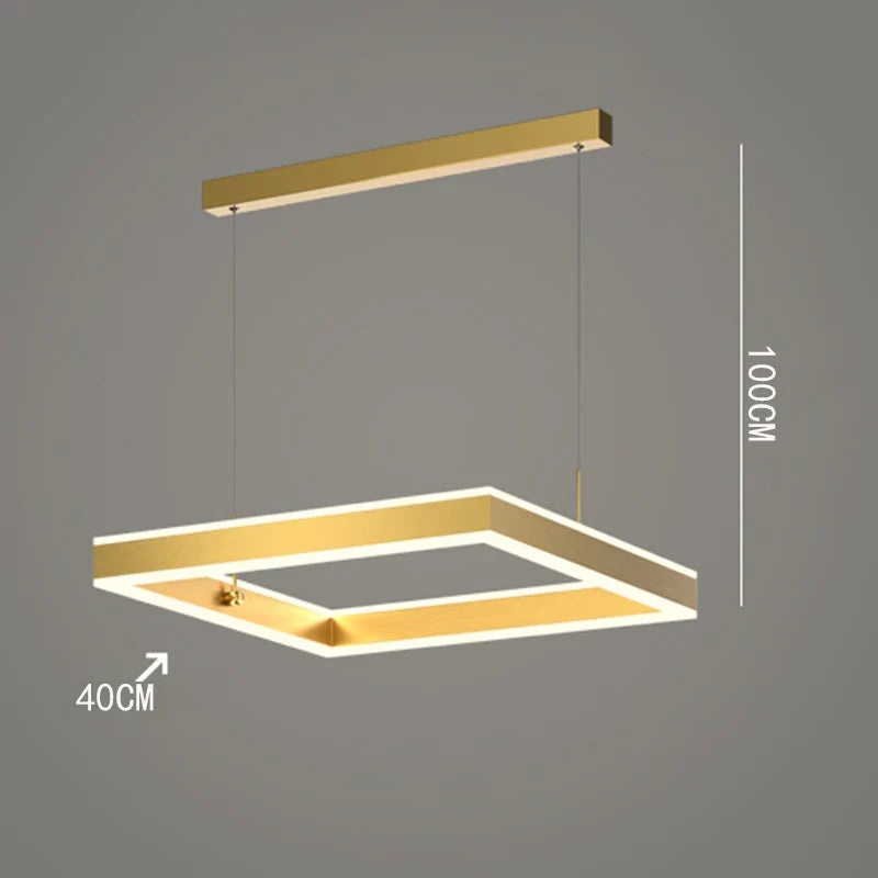 Axyaa Nordic Stair Chandelier Ceiling Light for Living Room Dining Room - Indoor Lighting