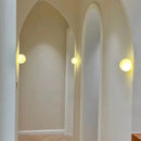 Axyaa Marble Ball Wall Lamp G9 Bulb Stone Sconce for Room Decoration