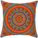 Axyaa Mandala Print Square Pillowcase - Home Decor Cushion Cover