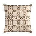 Axyaa Geometric Linen Pillowcase for Stylish Home Decor