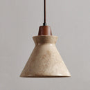 Axyaa Wabi Sabi Walnut Stone LED Pendant Light Home Decor Restaurant Clothing Store