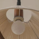 Axya Vintage Pendant Chandelier with Wood Hemp Rope Weaving