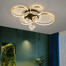 Axyaa Rings Circle Ceiling Lights for Living Dining Bedroom Decor