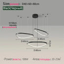 Axyaa Modern Black LED Pendant Light for Bedroom, Living Room, and Study