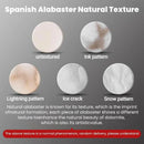 Axyaa Nordic Marble Pendant Lights LED Dimmable Alabaster Chandelier