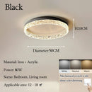 Axyaa Modern Romantic Round Ceiling Lamp for Dining & Master Bedroom