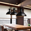 Axyaa Industrial Black Metal Pendant Light for Bar Restaurant Chandelier