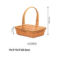 Axyaa Handwoven Storage Basket - 6 Styles for Vegetables, Flowers, Plants, Snacks & Picnics