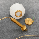 Axyaa Glass Ball LED Pendant Light - Modern Chandelier for Bedroom, Dining Room, Kitchen