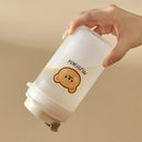 Axyaa Portable Oat Cup Set with Stainless Steel Spoon - Leak Proof Food Container