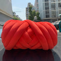Axyaa Super Velvet Chunky Yarn - Thick Cotton Wool Tube Yarn for DIY Handwork