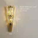 Axyaa Conical Deluxe Crystal Wall Lamp for Study Corridor and Bedside Lighting