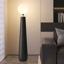 Axyaa Minimalist LED Floor Lamp with Remote Control Dimming for Living Room, Bedroom, Study