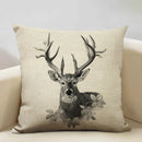 Axyaa Animal Pattern Cushion Cover Trio: Lion, Tiger, Bear Home Sofa Decor Kids Gift