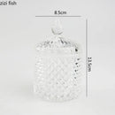 Axya Glass Jar Candy Jewelry Storage Aromatherapy Candle Kitchen Tools Home Decoration