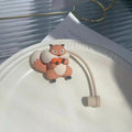 Axyaa Cartoon Silicone Straw Cover - Food Grade, Heat-resistant Straw Plug