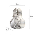 Axyaa Irregular Fold Pattern Ceramic Vase | Wavy Shape Flower Pot & Fruit Dish